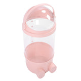 Stuffed Animal Storage Tube 65cm Plastic Transparent Plush Toy Organizer Display Bucket for Playroom Bedroom Pink