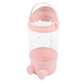 Stuffed Animal Storage Tube 65cm Plastic Transparent Plush Toy Organizer Display Bucket for Playroom Bedroom Pink