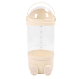 Stuffed Animal Storage Tube 65cm Plastic Transparent Plush Toy Organizer Display Bucket for Playroom Bedroom Yellow