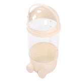 Stuffed Animal Storage Tube 65cm Plastic Transparent Plush Toy Organizer Display Bucket for Playroom Bedroom Yellow