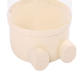Stuffed Animal Storage Tube 65cm Plastic Transparent Plush Toy Organizer Display Bucket for Playroom Bedroom Yellow