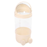 Stuffed Animal Storage Tube 65cm Plastic Transparent Plush Toy Organizer Display Bucket for Playroom Bedroom Yellow