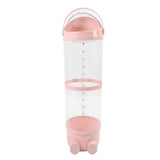 Clear Stuffed Animal Storage Tube Large Capacity Transparent Kids Plush Toy Storage Bucket Organizer 97cm / 38.2in Roseate