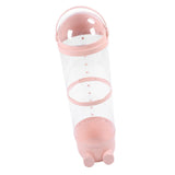 Clear Stuffed Animal Storage Tube Large Capacity Transparent Kids Plush Toy Storage Bucket Organizer 97cm / 38.2in Roseate