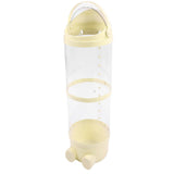 Clear Stuffed Animal Storage Tube Large Capacity Transparent Kids Plush Toy Storage Bucket Organizer 97cm / 38.2in Yellow