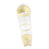 Clear Stuffed Animal Storage Tube Large Capacity Transparent Kids Plush Toy Storage Bucket Organizer 97cm / 38.2in Yellow
