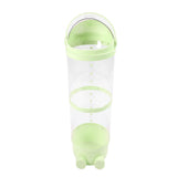 Clear Stuffed Animal Storage Tube Large Capacity Transparent Kids Plush Toy Storage Bucket Organizer 97cm / 38.2in Green