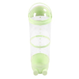 Clear Stuffed Animal Storage Tube Large Capacity Transparent Kids Plush Toy Storage Bucket Organizer 97cm / 38.2in Green
