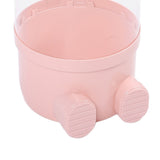 Stuffed Animal Storage Tube 130cm Large Capacity Transparent Plush Toy Display Bucket Organizer for Playroom Bedroom Rosy