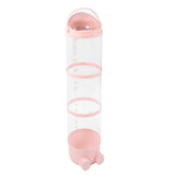 Stuffed Animal Storage Tube 130cm Large Capacity Transparent Plush Toy Display Bucket Organizer for Playroom Bedroom Rosy