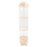 Stuffed Animal Storage Tube 130cm Large Capacity Transparent Plush Toy Display Bucket Organizer for Playroom Bedroom Yellow