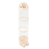 Stuffed Animal Storage Tube 130cm Large Capacity Transparent Plush Toy Display Bucket Organizer for Playroom Bedroom Yellow