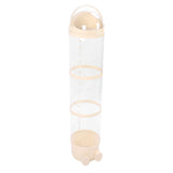 Stuffed Animal Storage Tube 130cm Large Capacity Transparent Plush Toy Display Bucket Organizer for Playroom Bedroom Yellow