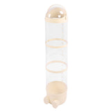 Stuffed Animal Storage Tube 130cm Large Capacity Transparent Plush Toy Display Bucket Organizer for Playroom Bedroom Yellow