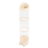 Stuffed Animal Storage Tube 130cm Large Capacity Transparent Plush Toy Display Bucket Organizer for Playroom Bedroom Yellow