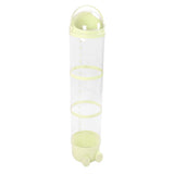 Stuffed Animal Storage Tube 130cm Large Capacity Transparent Plush Toy Display Bucket Organizer for Playroom Bedroom Green
