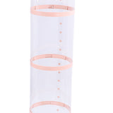 Stuffed Animal Storage Tube 162cm Large Capacity Plush Doll Storage Bucket Visible Toy Storage Bucket for Playroom Bedroom Rosy