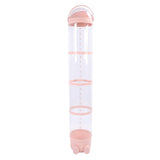 Stuffed Animal Storage Tube 162cm Large Capacity Plush Doll Storage Bucket Visible Toy Storage Bucket for Playroom Bedroom Rosy