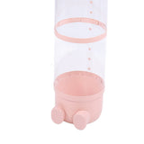 Stuffed Animal Storage Tube 162cm Large Capacity Plush Doll Storage Bucket Visible Toy Storage Bucket for Playroom Bedroom Rosy