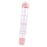 Stuffed Animal Storage Tube 162cm Large Capacity Plush Doll Storage Bucket Visible Toy Storage Bucket for Playroom Bedroom Rosy