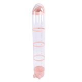 Stuffed Animal Storage Tube 162cm Large Capacity Plush Doll Storage Bucket Visible Toy Storage Bucket for Playroom Bedroom Rosy