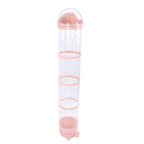 Stuffed Animal Storage Tube 162cm Large Capacity Plush Doll Storage Bucket Visible Toy Storage Bucket for Playroom Bedroom Rosy