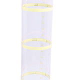 Stuffed Animal Storage Tube 162cm Large Capacity Plush Doll Storage Bucket Visible Toy Storage Bucket for Playroom Bedroom Yellow In Australia - Darrahopens