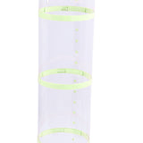 Stuffed Animal Storage Tube 162cm Large Capacity Plush Doll Storage Bucket Visible Toy Storage Bucket for Playroom Bedroom Green