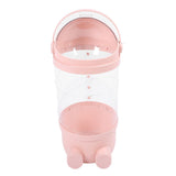 65cm Stuffed Animal Storage Tube with Light Large Capacity Multifunctional Transparent Visible Toy Storage Tube Pink In Australia - Darrahopens