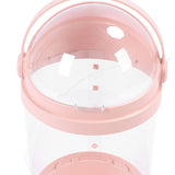 65cm Stuffed Animal Storage Tube with Light Large Capacity Multifunctional Transparent Visible Toy Storage Tube Pink In Australia - Darrahopens