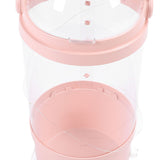 65cm Stuffed Animal Storage Tube with Light Large Capacity Multifunctional Transparent Visible Toy Storage Tube Pink In Australia - Darrahopens