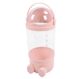 65cm Stuffed Animal Storage Tube with Light Large Capacity Multifunctional Transparent Visible Toy Storage Tube Pink