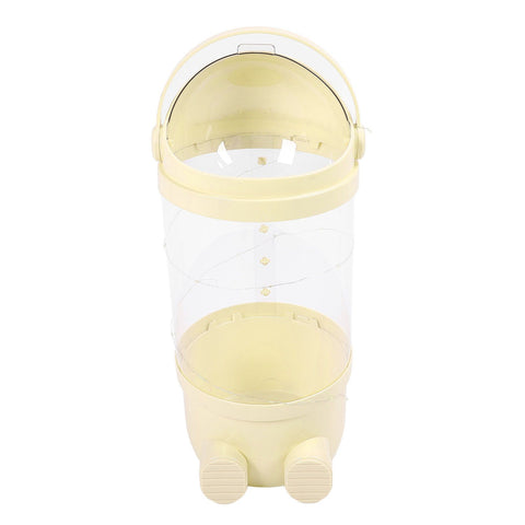 65cm Stuffed Animal Storage Tube with Light Large Capacity Multifunctional Transparent Visible Toy Storage Tube Cream Yellow In Australia - Darrahopens