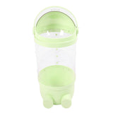 65cm Stuffed Animal Storage Tube with Light Large Capacity Multifunctional Transparent Visible Toy Storage Tube Green