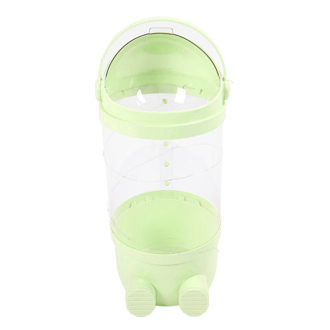 65cm Stuffed Animal Storage Tube with Light Large Capacity Multifunctional Transparent Visible Toy Storage Tube Green