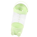 65cm Stuffed Animal Storage Tube with Light Large Capacity Multifunctional Transparent Visible Toy Storage Tube Green