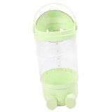 65cm Stuffed Animal Storage Tube with Light Large Capacity Multifunctional Transparent Visible Toy Storage Tube Green