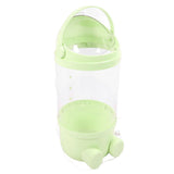 65cm Stuffed Animal Storage Tube with Light Large Capacity Multifunctional Transparent Visible Toy Storage Tube Green