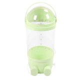 65cm Stuffed Animal Storage Tube with Light Large Capacity Multifunctional Transparent Visible Toy Storage Tube Green