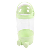 65cm Stuffed Animal Storage Tube with Light Large Capacity Multifunctional Transparent Visible Toy Storage Tube Green