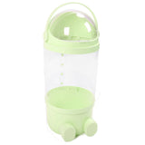 65cm Stuffed Animal Storage Tube with Light Large Capacity Multifunctional Transparent Visible Toy Storage Tube Green