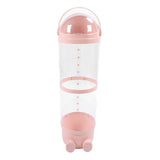 97cm Stuffed Animal Storage Tube Large Capacity Transparent Built in Light Visible Plush Toy Storage Organizer for Bedroom Sakura Pink In Australia - Darrahopens