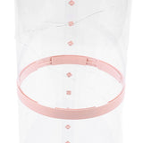 97cm Stuffed Animal Storage Tube Large Capacity Transparent Built in Light Visible Plush Toy Storage Organizer for Bedroom Sakura Pink In Australia - Darrahopens