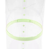 97cm Stuffed Animal Storage Tube Large Capacity Transparent Built in Light Visible Plush Toy Storage Organizer for Bedroom Green