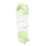 97cm Stuffed Animal Storage Tube Large Capacity Transparent Built in Light Visible Plush Toy Storage Organizer for Bedroom Green