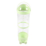 97cm Stuffed Animal Storage Tube Large Capacity Transparent Built in Light Visible Plush Toy Storage Organizer for Bedroom Green