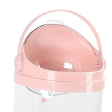 Clear Stuffed Animal Storage Tube with Light Large Capacity Transparent Kids Plush Toy Storage Bucket Organizer 130cm / 51.2in Roseate