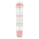 Clear Stuffed Animal Storage Tube with Light Large Capacity Transparent Kids Plush Toy Storage Bucket Organizer 130cm / 51.2in Roseate