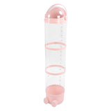 Clear Stuffed Animal Storage Tube with Light Large Capacity Transparent Kids Plush Toy Storage Bucket Organizer 130cm / 51.2in Roseate