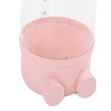 Clear Stuffed Animal Storage Tube with Light Large Capacity Transparent Kids Plush Toy Storage Bucket Organizer 130cm / 51.2in Roseate